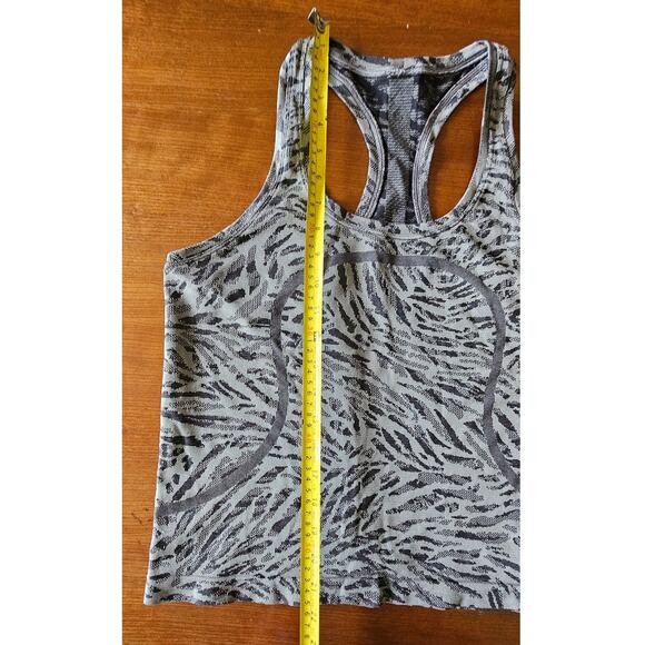 Lululemon Swiftly Tech Racerback Tank Top 2.0 Primal Clash Black / Gull Grey - Picture 9 of 12